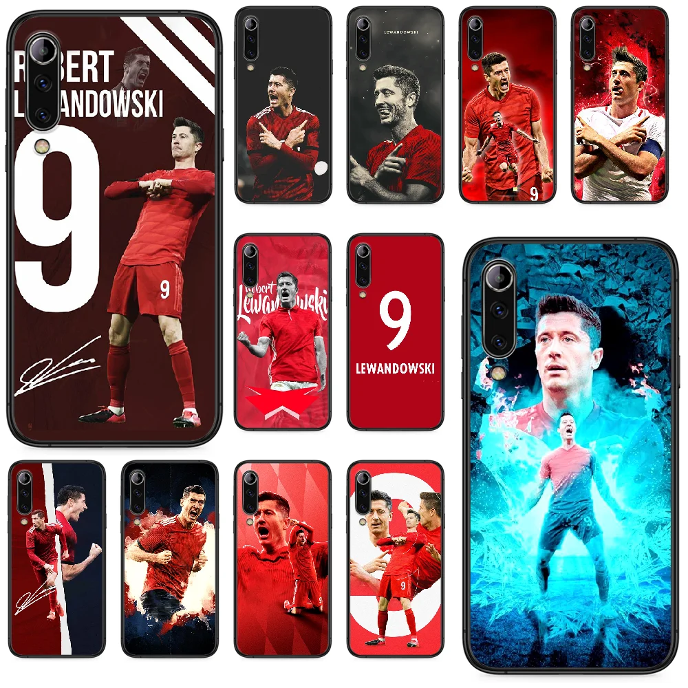 

Football Robert Lewandowski Phone case For Xiaomi Mi 6 8 A1 Note3 A2 9 CC9 9T A3 MIX 2 2S 3 9 Lite SE Pro black cover painting