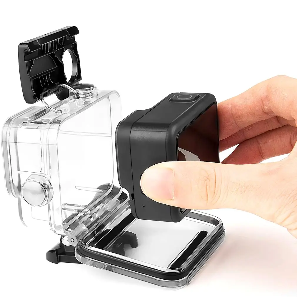 40 м/60 м подводный водонепроницаемый чехол для GoPro Hero 8 защитный чехол Корпус черный объектив камеры фильтры Дайвинг Плавательный набор
