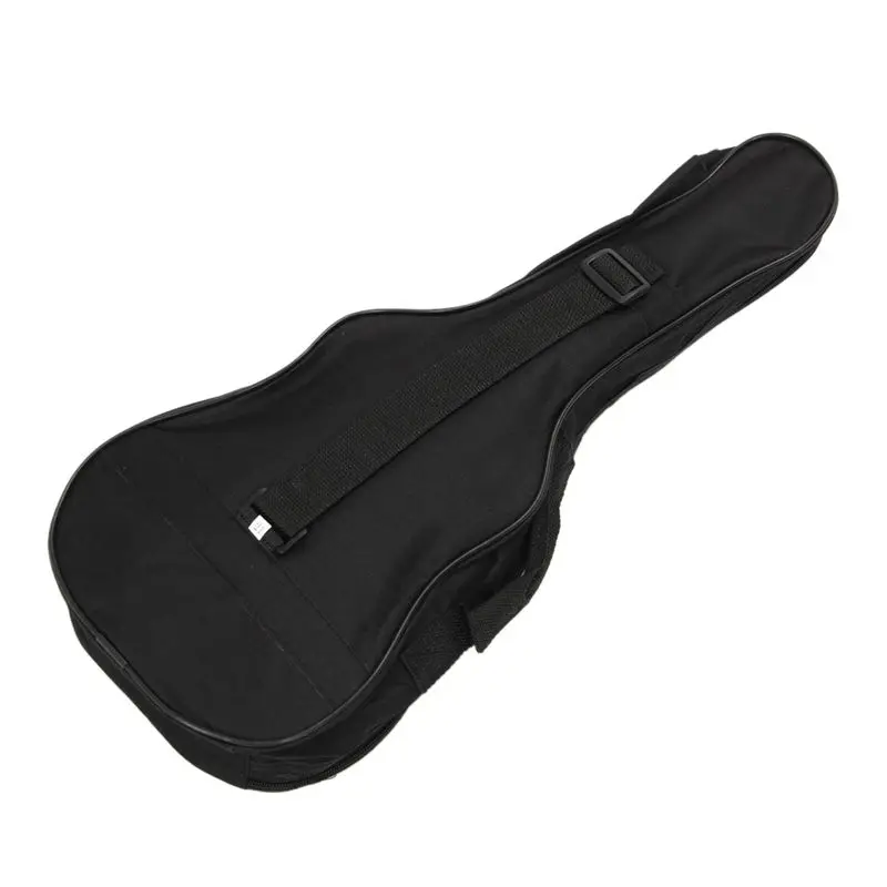 Новинка-миниатюрная гитара укулеле мягкий удобный плечевой Back Carry чехол сумка с черного цвета с ремешками для подарка