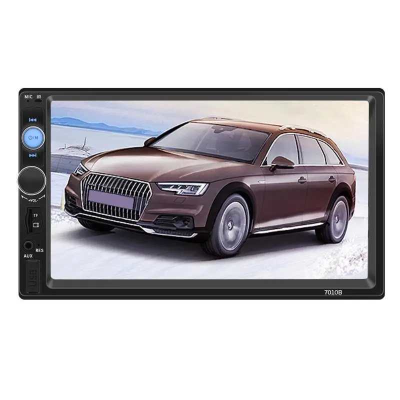 SWM T7010B стерео Bluetooth USB FM радио головное устройство в тире приемник - Цвет: No Camera