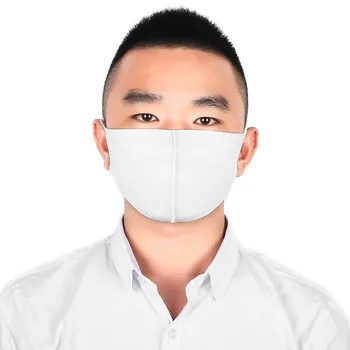 

1pc White Mask Adult Ice Silk Cotton Mouth Mask Washable Reusable 3D Mask For Women Men Masque Adulte Mascarilla Reutilizable