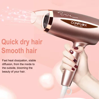 

Professional Anion Electric Hair Dryer Mini Hair Air Blower High Power Portable Hair Blower Salon Hair Dryer Hair Protection