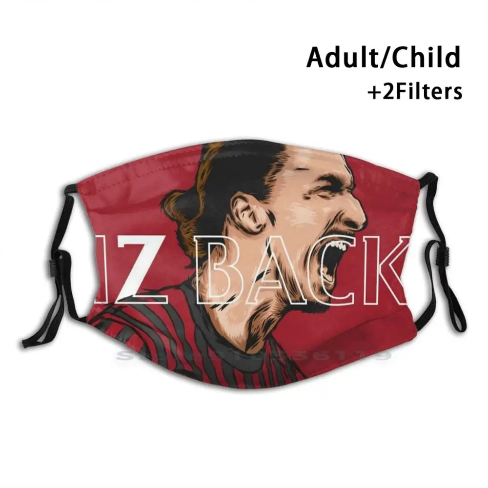 Забавная моющаяся маска для лица с фильтром взрослых и детей | Аксессуары одежды