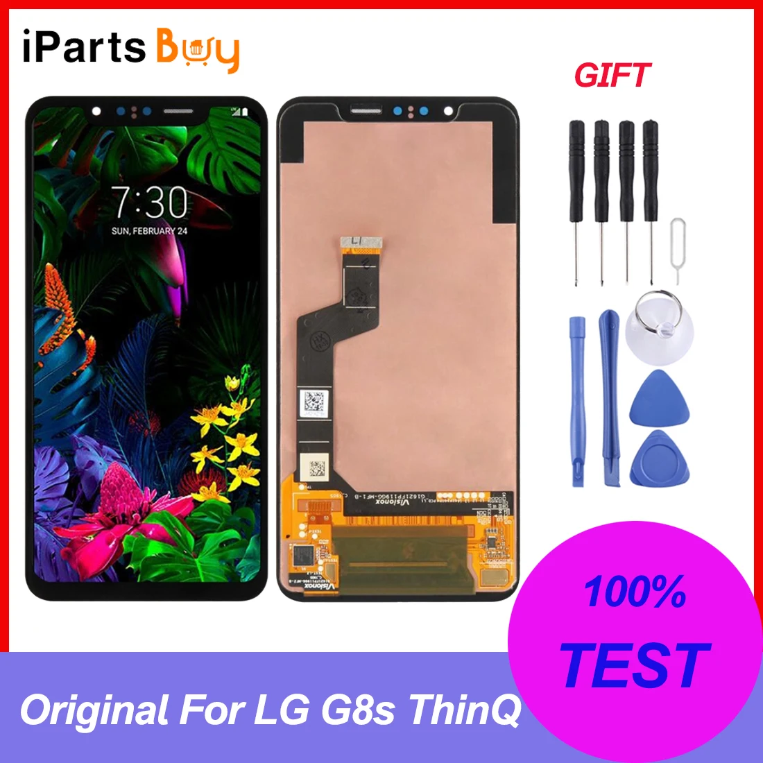 IPartsBuy для LG G8s ThinQ Оригинальный ЖК-экран и дигитайзер полная сборка | Мобильные