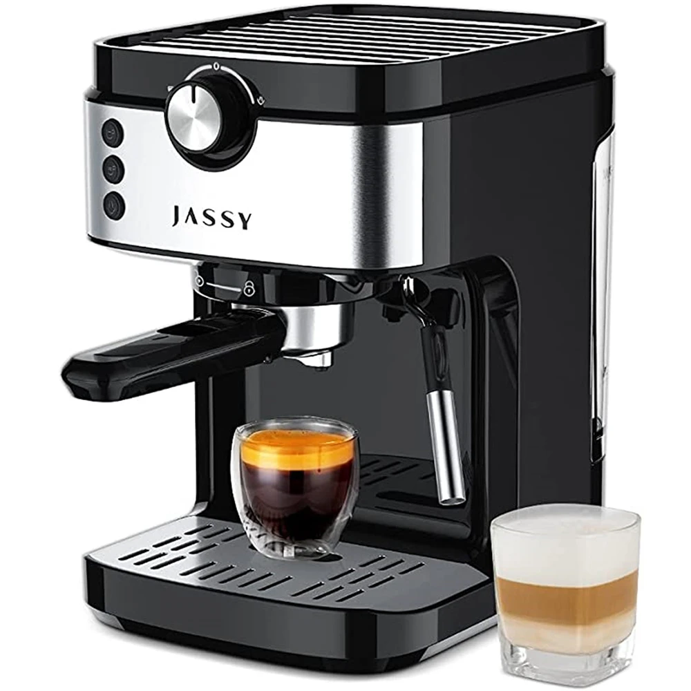 JASSY Espresso de tipo italiano, máquina de café con Espumador de leche para expreso, capuchino y Latte, 19 Bar|Cafeteras| AliExpress