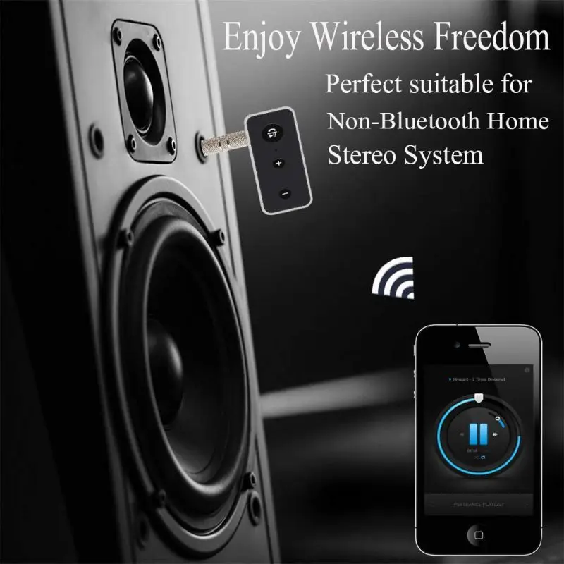 3,5 мм AUX Jack беспроводной Bluetooth 5,0 адаптер автомобильный MP3-плеер Bluetooth приемник Громкая Связь Динамик адаптер для наушников