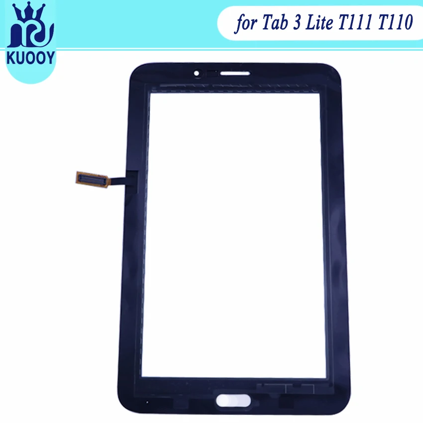 T110 сенсорный экран для samsung Galaxy Tab 3 Lite SM-T110 SM-T111 T111 сенсорный экран панель дигитайзер сенсор передняя стеклянная линза