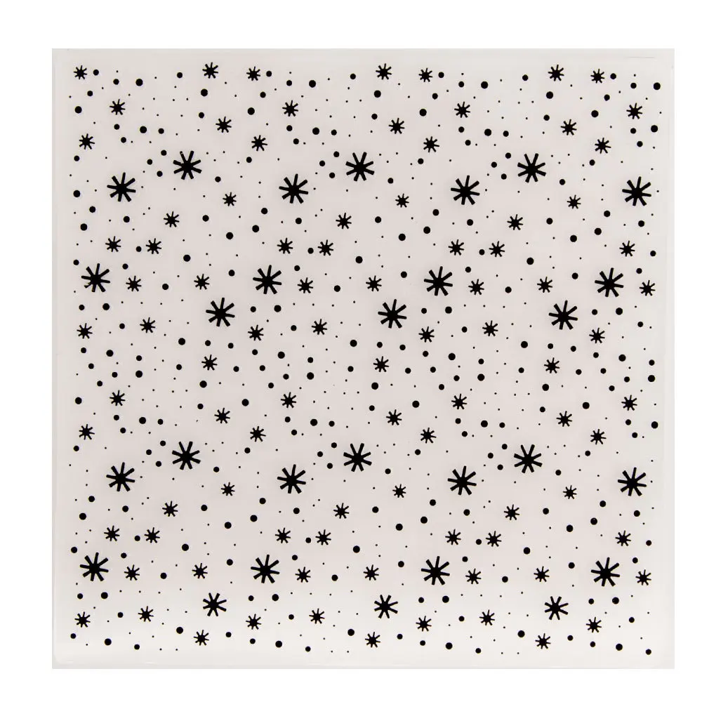 Snowflake Point Embossing Folders for File Papers Photo Album Stencils Cards Making Template 3D Scrapbooking Cutting Dies Plastic Embossing Folder Embossing Folder