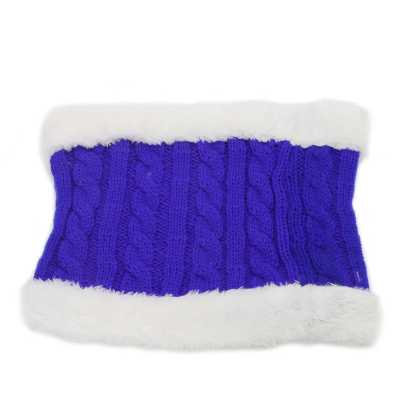 Cute Kids Winter Warm Wool Scarf Children Baby O Ring Scarves Scarf Collar DXAD