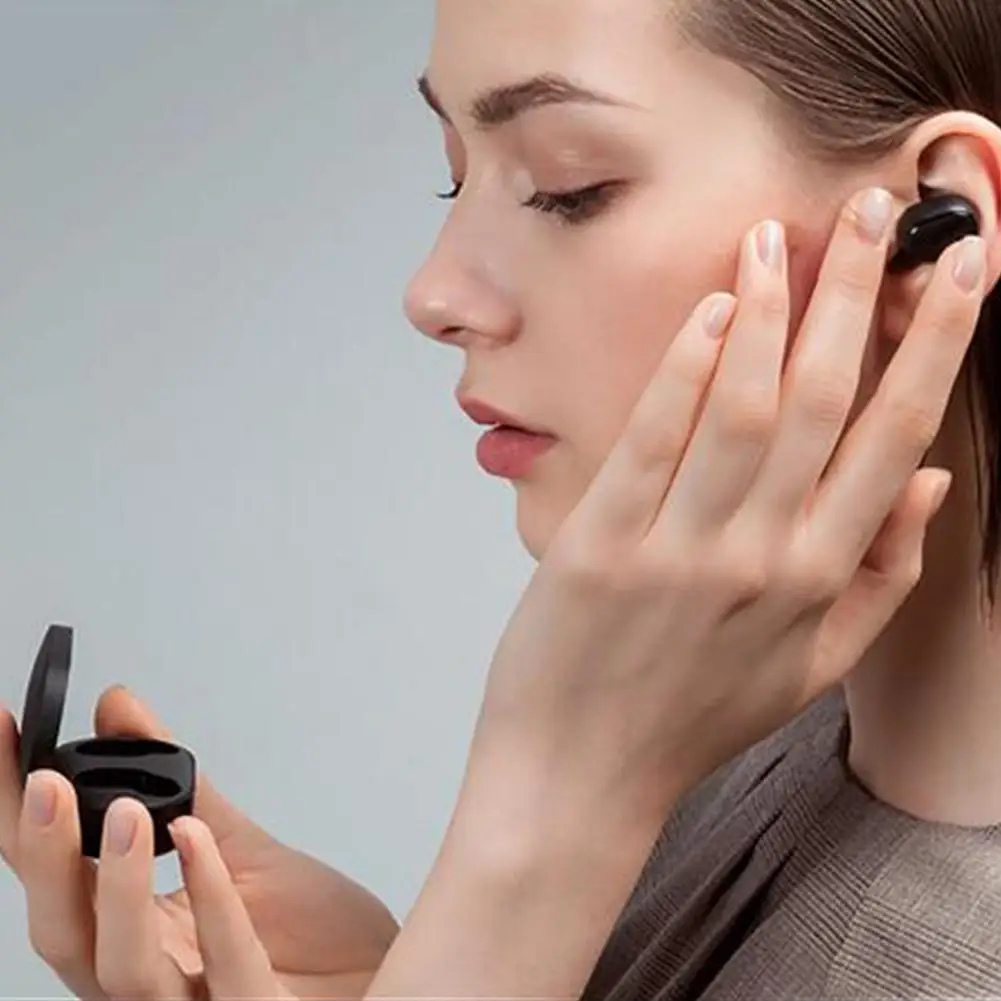 Studyset Redmi Airdots беспроводные Bluetooth наушники стерео TWS с микрофоном Handsfree управление 5