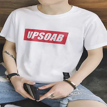 

3668-clothes cotton half-sleeved shirt bottoming shirt men