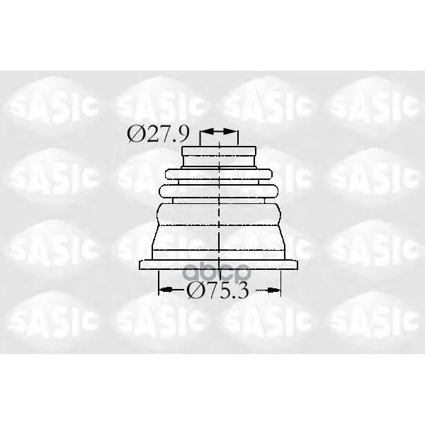 Пыльник Шруса Renault Traffic Ii 01- Нар. Sasic 4003470 Sasic арт. 4003470