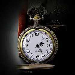 Винтажные мужские кварцевые часы с карманами для папы, ожерелье с подвеской на цепочке, подарок на день отца, карманные часы, новые римские
