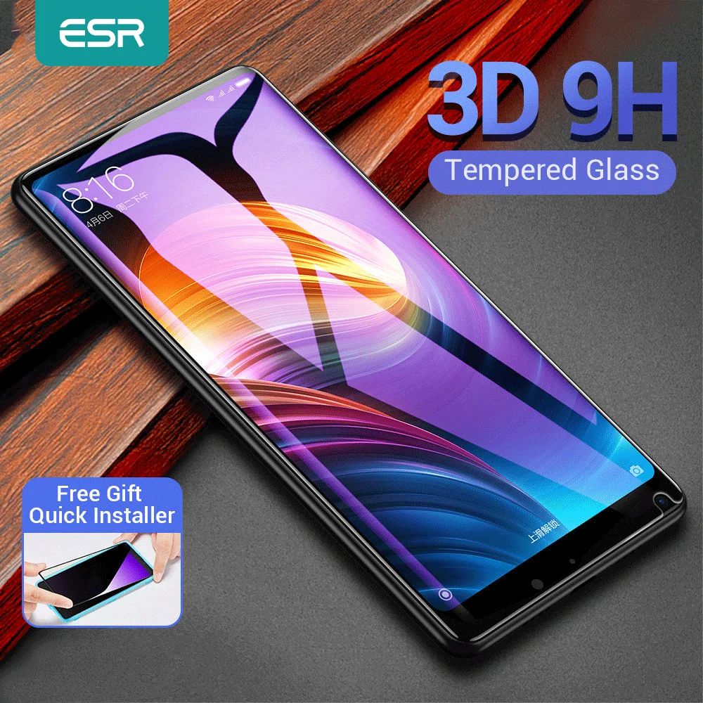 Закаленное стекло ESR для Xiaomi Mi MIX 2 2S защита экрана с полным покрытием от синего