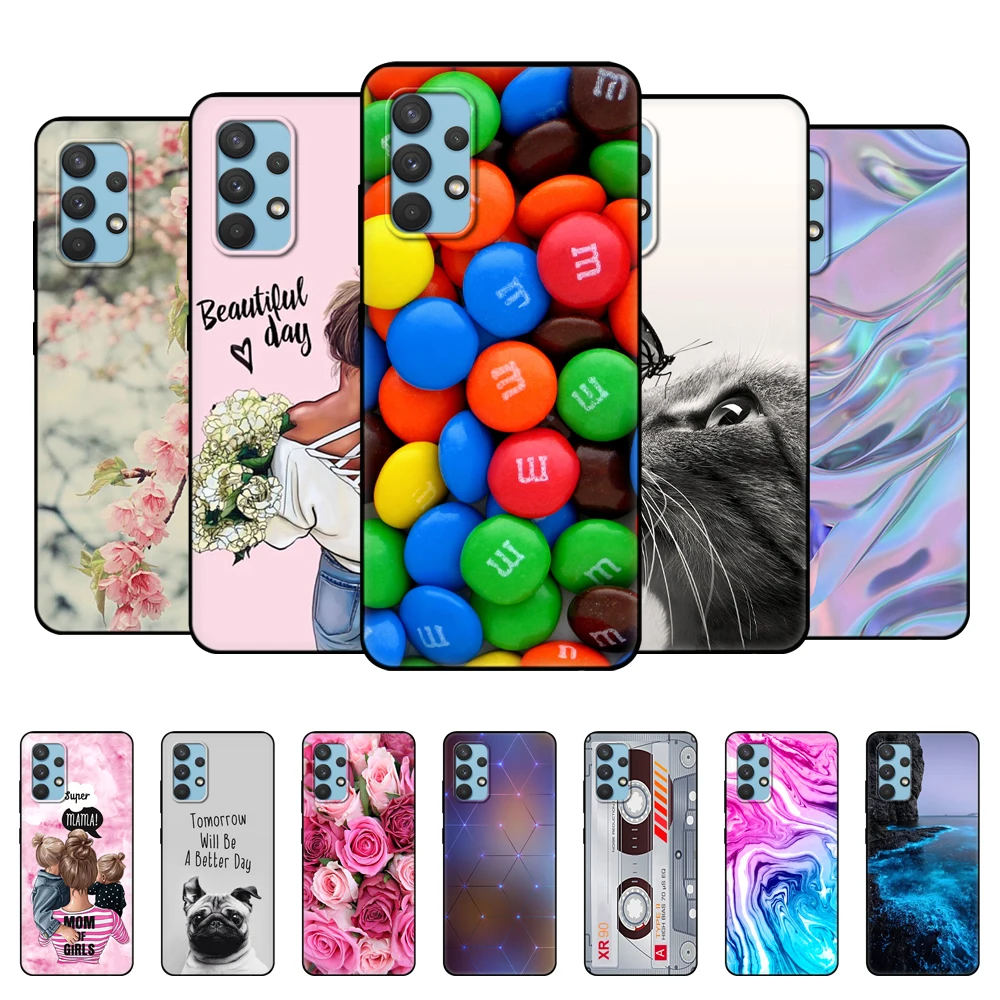 Accessoires Téléphone Coque Samsung A 32 A32 Étui Galaxy A52 A72 5g Housse  Antichoc Case Pour Samsung Galaxy A32 A-32 Étui Transparent - Cadran De  Protection Anti-choc Pour Téléphone - AliExpress