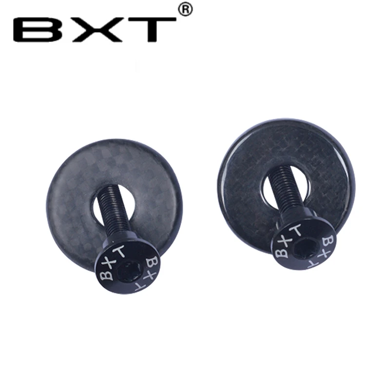 

2018 new BXT Bike Expander Plug Mountain Bikes Stem carbon top caps with bolt Headset Cover Bicycle Cycling Accessories parts