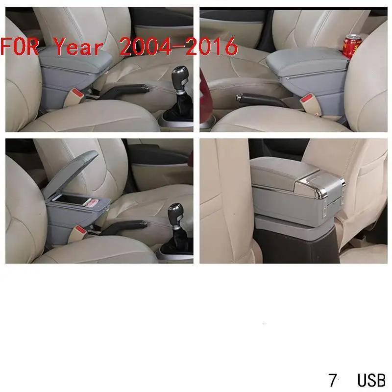 Автозапчасти модификация авто-Стайлинг автомобиля подлокотники 04 05 06 07 08 09 10 11 12 13 14 15 16 для Honda Fit