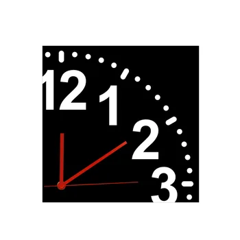

Infinity Quarter Wall Clock Modern Milimalist Wall Art Silent Non Ticking Wall Clock Home Decor Incomplete Clock Face Wall Watch