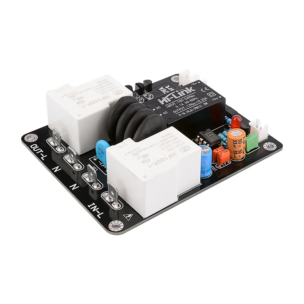 Placa de Iniciante Placa de Alta Potência para Controle de Temperatura Placa de Partida Atrasada para Amplificador Aiyima Dupla Faça Você Mesmo ac 105-235v 2000w 30a - Image 6