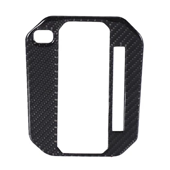 

Black Real Carbon Fiber Car Gear Shift Cover Trim Frame Panel Sticker Decor for Suzuki Jimny 2019 2020