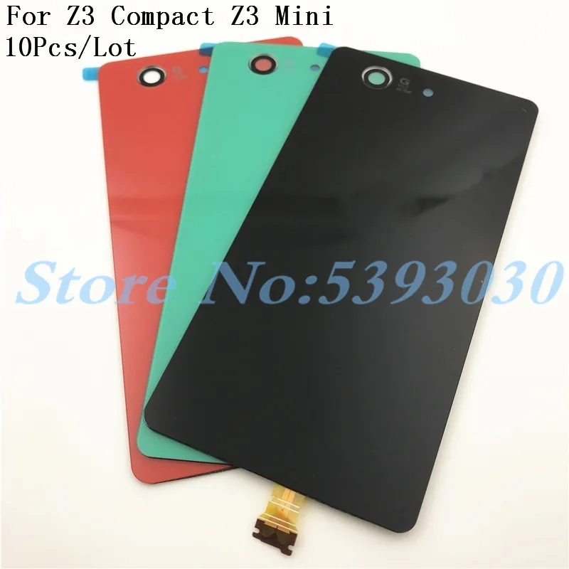 10 шт./лот для sony Xperia Z3 Compact D5803 D5833 Чехол со стеклянной батареей чехол Mini запасная