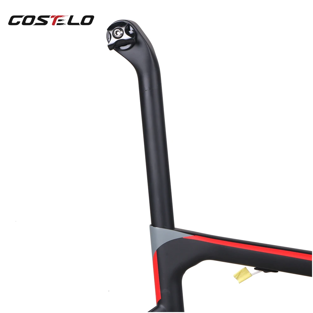 Discount 2019 disc Costelo Speedmachine1.0 carbon road bike frame cycling frame Costelo bicycle bicicleta frameset seatpost fork headset 3