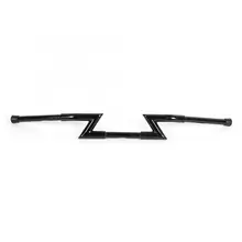 Мотоцикл руль ретро мотоцикл модификация 1 дюймов Руль Универсальный на заказ Z Bars черный мотоцикл aksesuarlari