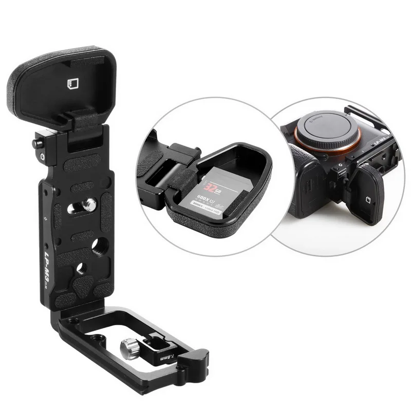 Selens A73 L Пластина для sony A7M3 A7R3 l-кронштейн для sony A7III/A7RIII/A9 с функцией быстрого крепления Arca style Plate 2122