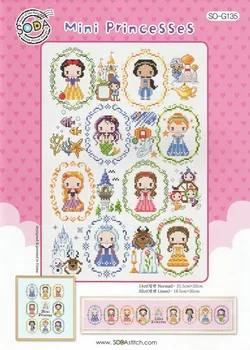 

t-MM Counted Cross Stitch Kit Fan blowing a fan Handmade Needlework For Embroidery 14ct Cross Stitch Color SODA G135