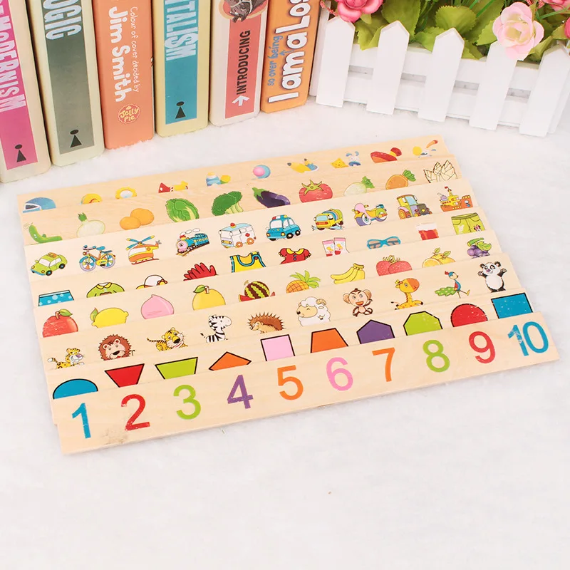 2-3-6 Baby Semi-Montessori Children'S Educational Toy Knowledge Box Classification Box a Year of Age Early Education Wood Matchi