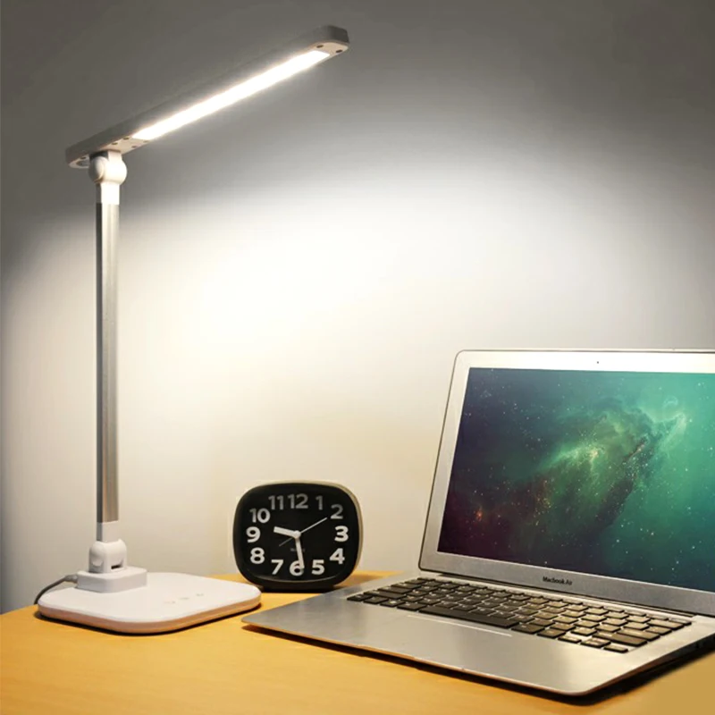  LED Table Light Eyes Protect Desk Lamp Dimmable Color Adjustable Touching Sensor Foldable Light for