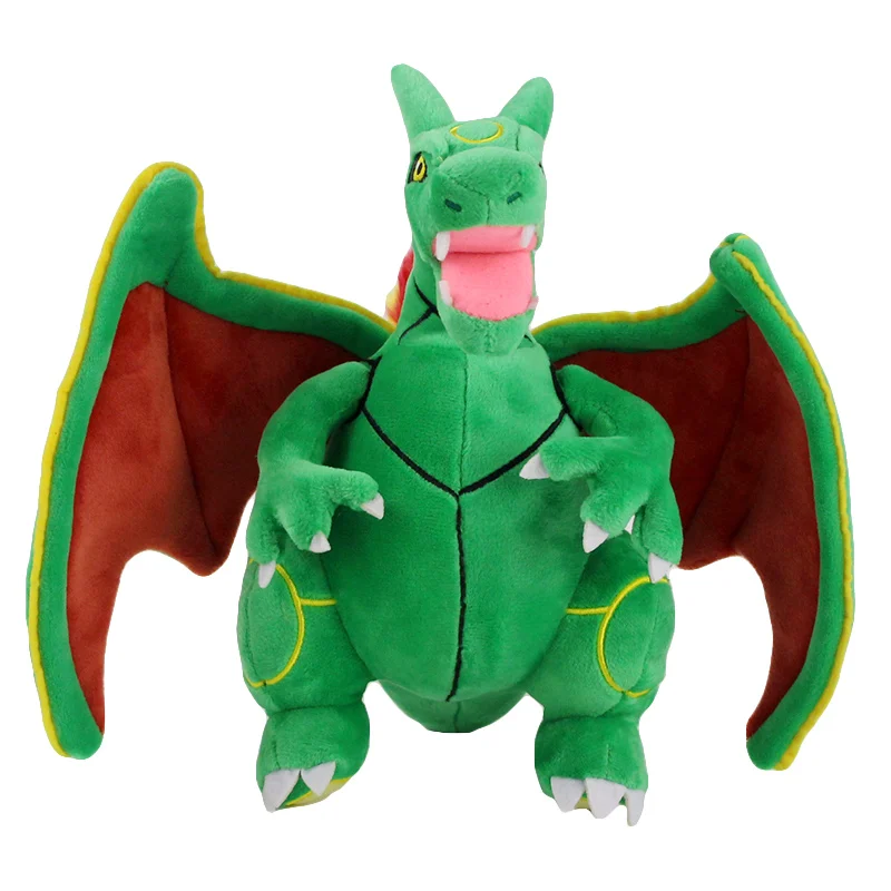 23 см зеленый Rayquaza Charizard мультфильм плюшевые игрушки Аниме куклы детские подарки на день рождения