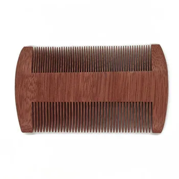 

1Pc Double Fine Teeth Health Care Perforated Strainer Comb Travel Comb High Quality Wooden Comb Gift Comb Different Style Hair