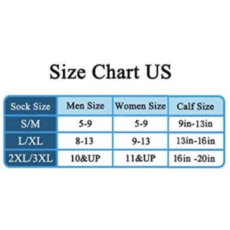 Men Women Compression Socks Fit For Sports Black Compression Socks For Anti Fatigue Pain Relief Knee High Stockings High Socks