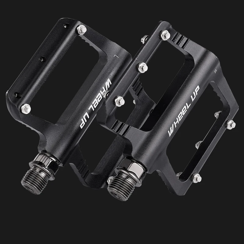 

1 Pair Bicycle Pedal Aluminum Alloy Bearing Fixed Gear Bike Non-slip Pedals good corrosion resistance