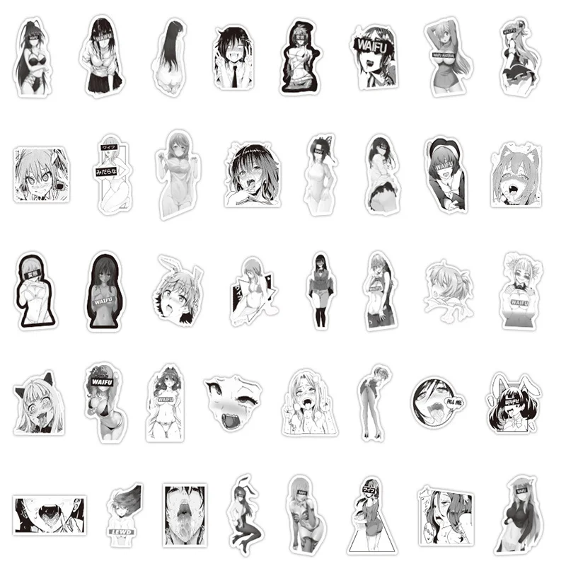 10/30/50PCS Anime Sexy Pinup Bunny Girl Waifu Decal Stickers For ...