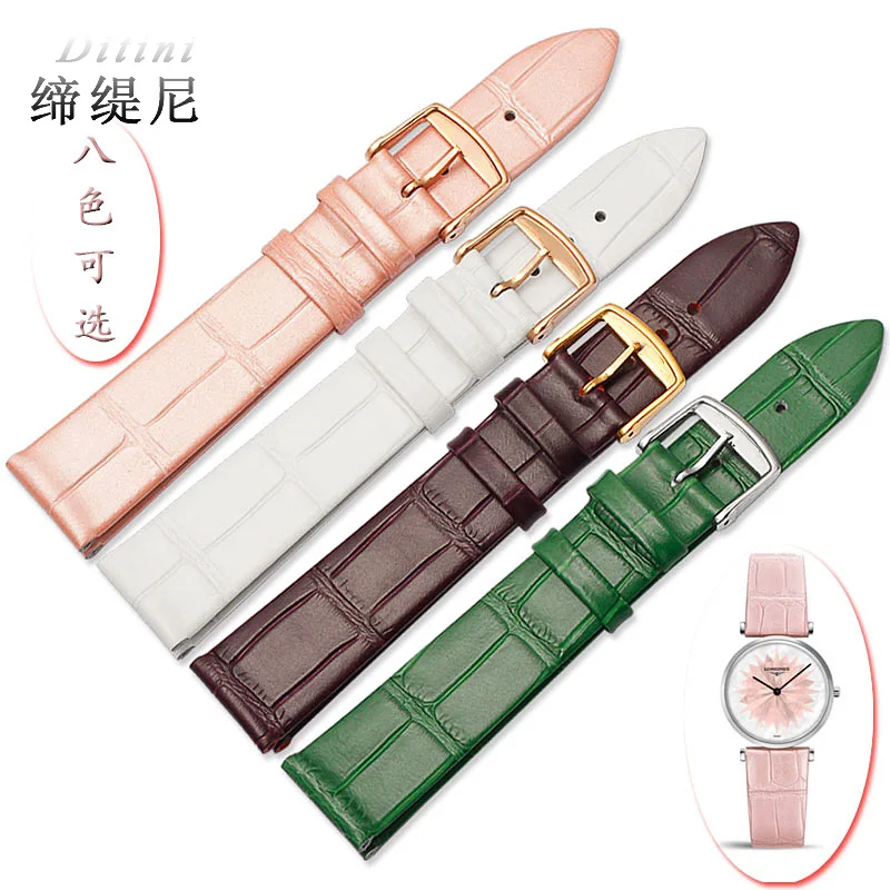 

leather Watches Band Strap 12mm 13mm 14mm 16mm 18mm 19mm 20mm Women Men for L2 L4 Watchbands Watch Belts