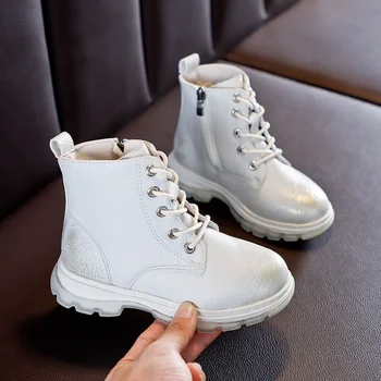 

Children Boots Boys Snow Waterproof Shoes Kids Genuine Leather Boots Boy Boots Girls Martin Warm Shoes Sport Shoes