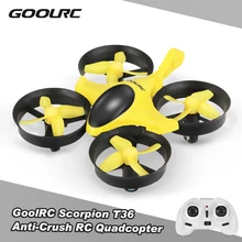 Набор цветов в виде скорпиона дрона с дистанционным управлением T36 2,4G 4CH 6-Axis Gyro 3D-Flip анти-раздавить НЛО RC Quadcopter RTF RC дроны отличные подарки игрушки