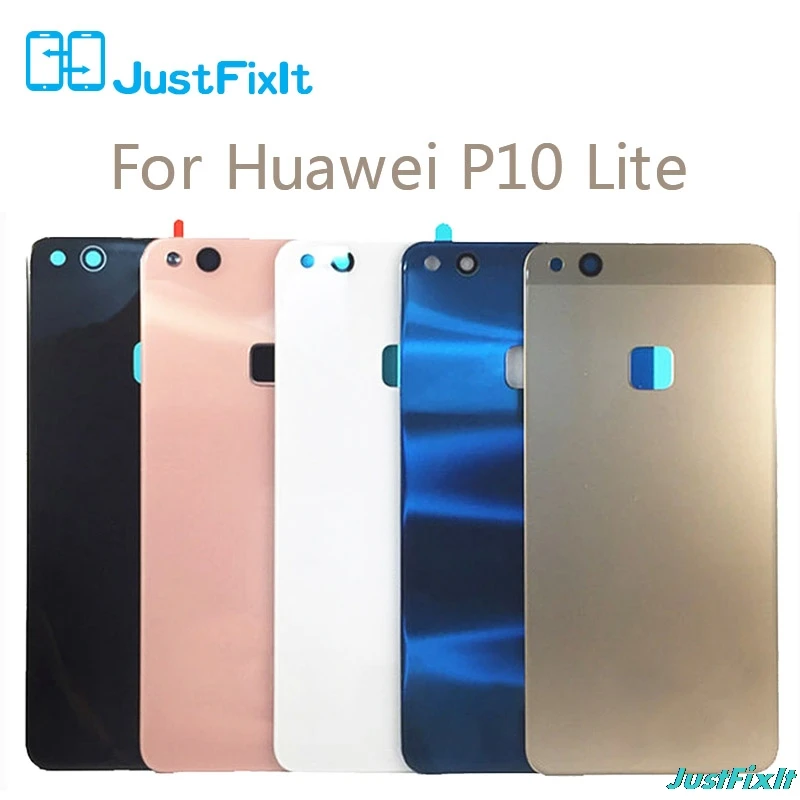 Для huawei P10 Lite/Nova lite стеклянная крышка Запасные части для huawei p10lite корпус батареи с клейкой наклейкой