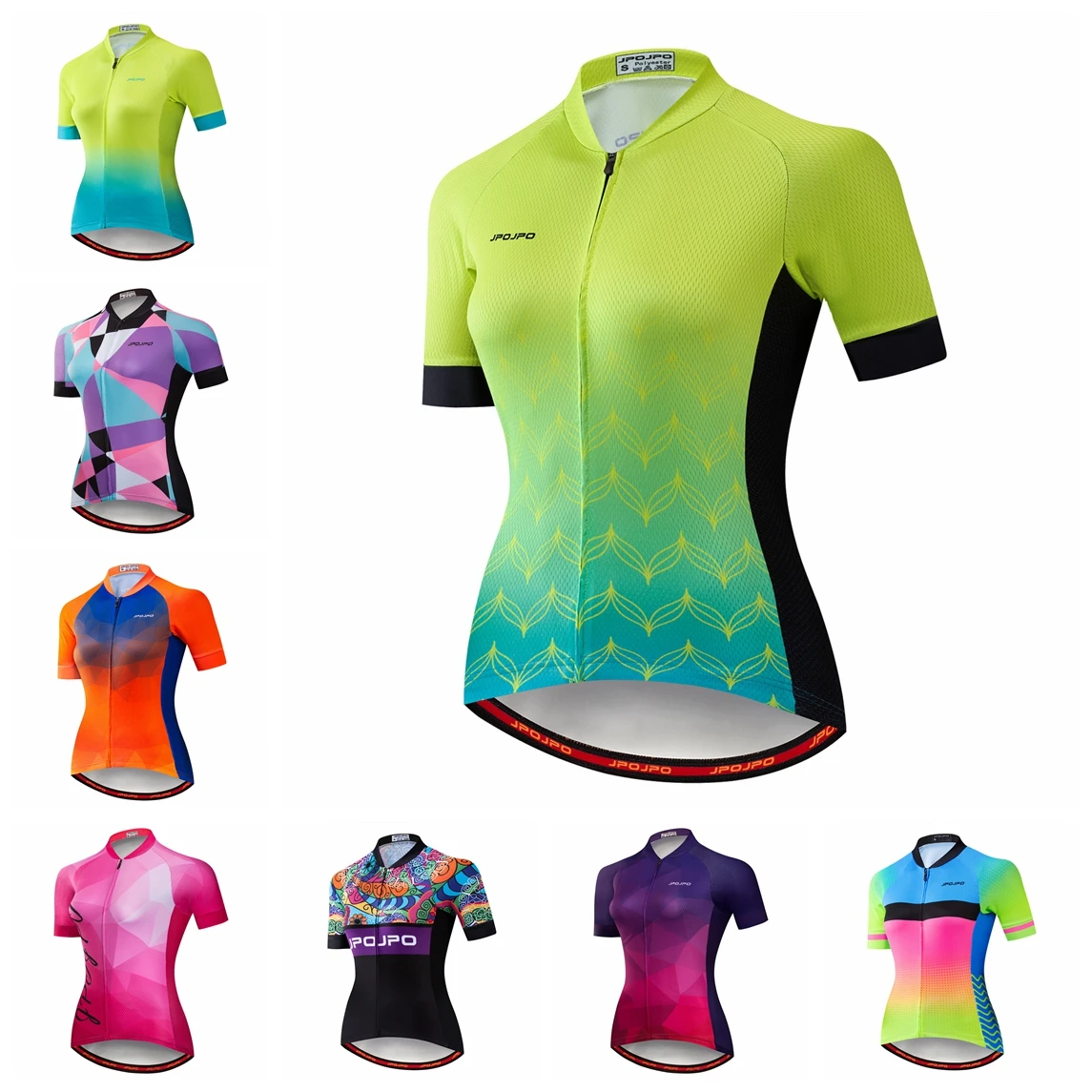 Cycling Jersey Women Bike MTB Top Maillot Summer racing Road Mountain Bicycle Shirt female Riding Clothing Short Sleeve Red