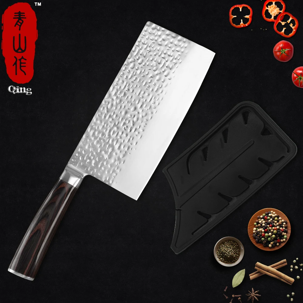 Нож мясника Qing 7 дюймов качественный профессиональный нож шеф повара из
