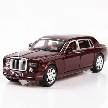 

1:24 Alloy Car Model Simulation SUV Metal Vehicle with Light Sound Pull Back and Move Forward Doors Trunk Open