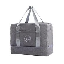 Сухая и влажная разделенная сумка-Органайзер для спортзала большая вместительность унисекс дорожная одежда обувь сумки для путешествий
