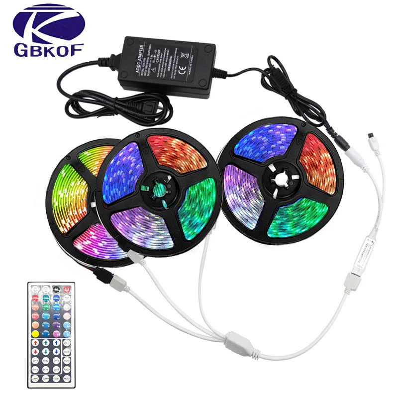 Гибкая светодиодная лента 2835/5050 RGB с дистанционным управлением сменные цвета