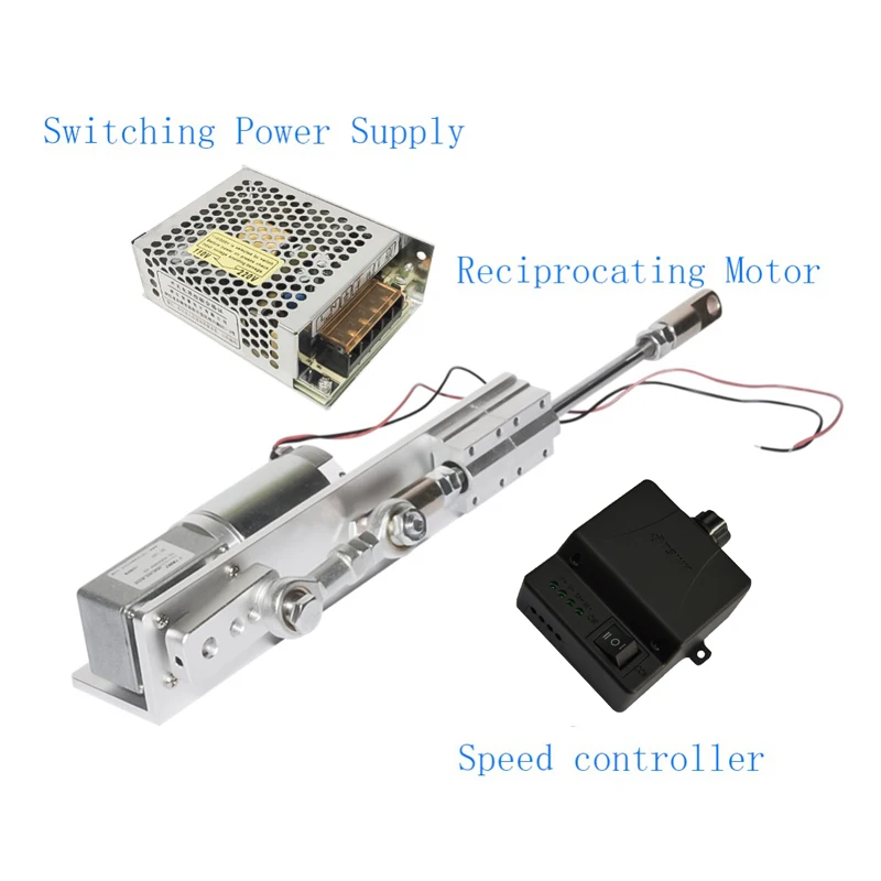Toplionace Stroke 2-8cm Reciprocating Cycle Linear Actuator, DC 12V / 24V Gear Adjustable - View #3