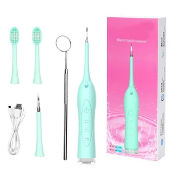 

2in1 Sonic Electric Toothbrush Dental Scaler Rechargeable Adult Waterproof Ultrasonic automatic Tooth brushCalculus Remover
