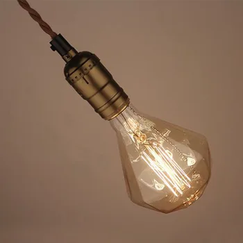 

220V E27 40W Incandescent Filament Light Retro Vintage Lamp Star/Heart Shape Bulb Tungsten lamp