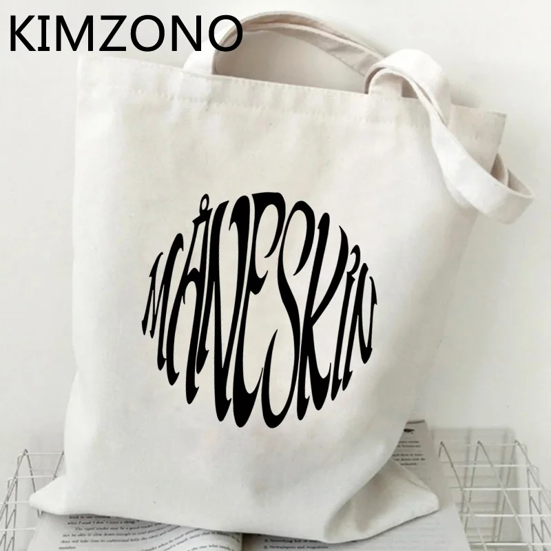 

Maneskin shopping bag bolsa shopper bolso handbag reusable recycle bag bag sac cabas jute sacola shoping grab