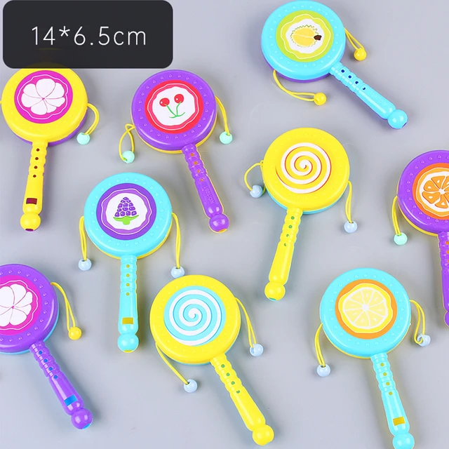 2 pcs Baby Music Rattle Toy for Child Education Mobile Cot Kids Bed Bell Newborn Stroller Crib Prevent Infant Pacifier Weep Tear 1